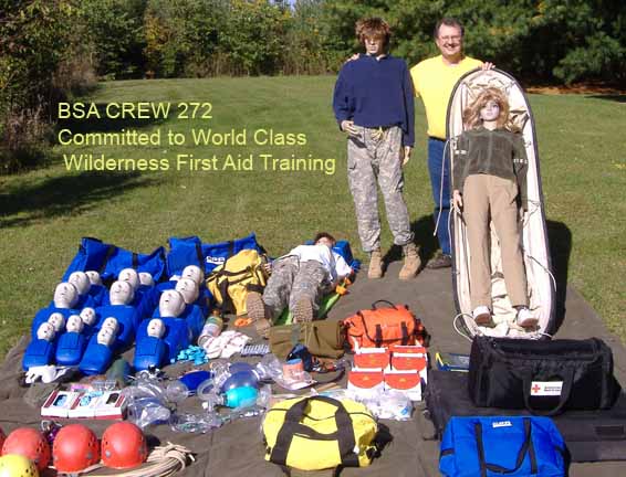 BSA Crew 272 is committed to World Class Wilderness First Aid Training